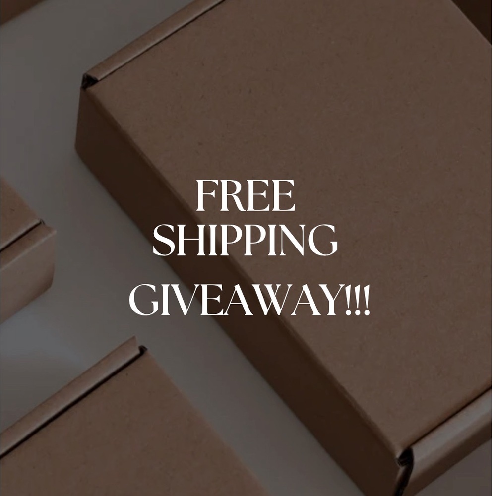 📦 FREE SHIPPING GIVEAWAY 📦